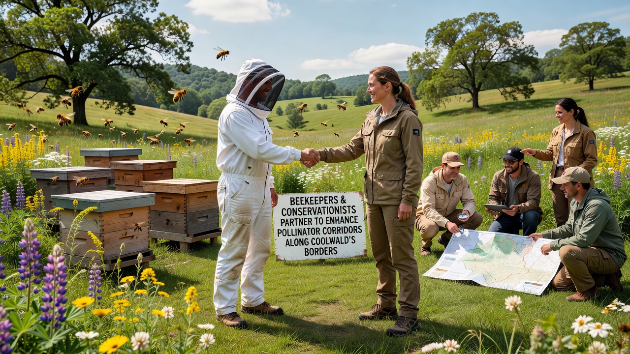Beekeepers Forge Partnerships with Conservationists to Enhance Pollinator Corridors Along Coolwald's Borders